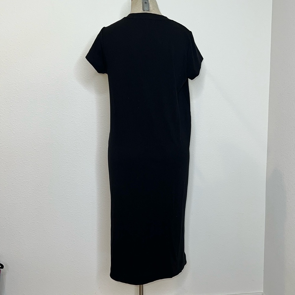 Splendid Ribbed Knit T-Shirt Dress - Picture 2 of 6